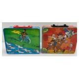 Misc. Tin Lunch Boxes Including Wonder Woman & More
