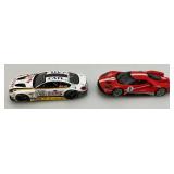 Slot Car Tracks With Cars (Two Different Sizes)