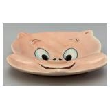 Vintage Collectible PORKY PIG Plate 8"