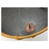 Very Cool Metal Drum Bucket 10 1/2" H x 10" W And Presidential Metal Plates