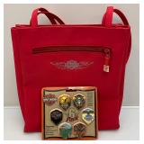 HARLEY DAVIDSON Handbag & Dart Flights (NIB)
