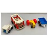 Misc. Vintage Fisher Price Toys Including Lift & Load Depot & More