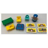 Misc. Vintage Fisher Price Toys Including Lift & Load Depot & More