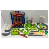 Misc. HotWheel Track Items Including Mario & More