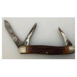 Misc. Pocket Knives Including BUCK 110 In Leather Sheath