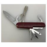 Misc. Pocket Knives Including BUCK 110 In Leather Sheath