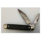 Misc. Pocket Knives Including BUCK 110 In Leather Sheath