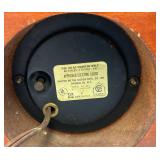 MCM United Wood Pirate Ship With Wheel Clock & TV Lamp (Works) 19" L x 15 1/2" H x 3 3/4" W