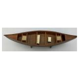 Vintage Wooden Canoe Models 1= 8" 1= 13"