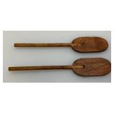 Vintage Wooden Canoe Models 1= 8" 1= 13"