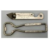 Vintage Beer Advertisement Bottle Openers Including HAMM