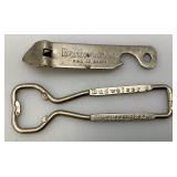 Vintage Beer Advertisement Bottle Openers Including HAMM