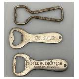 Vintage Beer Advertisement Bottle Openers Including HAMM