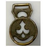 Vintage Matching Set Of Civil War Calvery Brass Harness Buckles 3 1/2" x 2 1/4"