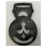 Vintage Matching Set Of Civil War Calvery Brass Harness Buckles 3 1/2" x 2 1/4"