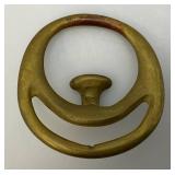 Vintage Set Of Brass Civil War? 2 5/8" x 2 32/4" Horse Tug Keepers