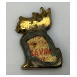 Antique RARE Jenning Brothers #386 Scotty Dog Pin Cushion
