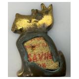 Antique RARE Jenning Brothers #386 Scotty Dog Pin Cushion