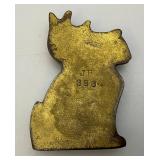 Antique RARE Jenning Brothers #386 Scotty Dog Pin Cushion