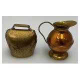 Misc. Vintage Collectibles Including Rooster Brass Bell & More