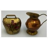 Misc. Vintage Collectibles Including Rooster Brass Bell & More