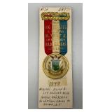 VERY RARE 1898 Annual Log Rolling S.E. Kansas m. W. Of A Ribbon