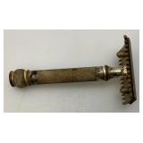 Antique Gillette Known The World Over Razor With Blades In Metal Case