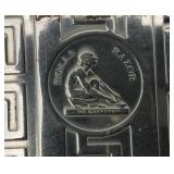 Vintage Rolls Razor Double Sided Sharpener Nickel Plated Made England