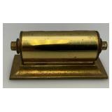 Vintage Brass Perpetual Desk Calendar