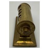 Vintage Brass Perpetual Desk Calendar