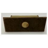 Vintage Brass Perpetual Desk Calendar