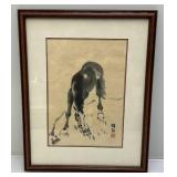 Misc. Vintage Framed Behind Glass Oriental Prints (1= 14" L x 17 1/2" H  1= 18 1/2" L x 22" H)