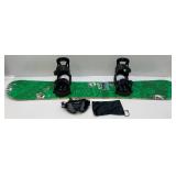 Ride The Crush 155Cm Snowboard With Juli Ski Goggles