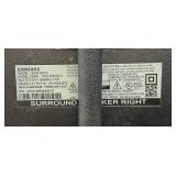 Samsung Surround Sound Speakers Model No. SWA-9500S On Adjustable Stands (1 Missing Power Cord)