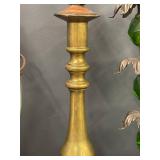 Vintage Table Lamps Set of 5 Ceramic Brass Glass