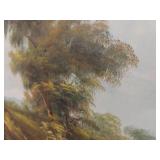 J. Hall Signed Landscape Painting