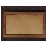 Vintage Landscape Painting with Ornate Frame