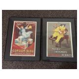 Vintage French Advertisement Art Prints - Framed Reproductions