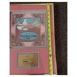 Southwest Native American Tile Framed 1990 US West President