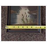 Vintage Framed Landscape Oil Painting