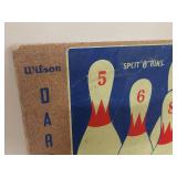 Vintage Wilson Dart Bowl Sports Game Board