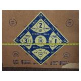 Vintage Wilson Dart Bowl Sports Game Board