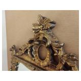 Antique-Style Ornate Gold Framed Wall Mirror Vintage