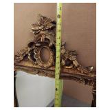 Antique-Style Ornate Gold Framed Wall Mirror Vintage