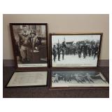 Historical Lindbergh Framed Photos & Vintage Document Lot