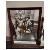 Historical Lindbergh Framed Photos & Vintage Document Lot