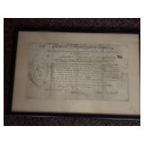 Historical Lindbergh Framed Photos & Vintage Document Lot