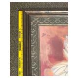 Artist Facsimile Signed Floral Painting Pair