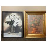 Framed Floral and Botanical Paintings