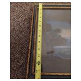 Vintage Framed Painting, "Circe